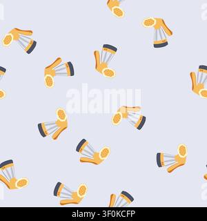 pattern dry garment steamer cartoon. portable vertical, hand laundry, ironing woman dry garment steamer sign. seamless vector illustration Stock Vector