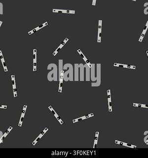 seamless pattern Spirit level depicting an important construction and handyman tool, assisting in determining horizontal and vertical planes for vario Stock Vector