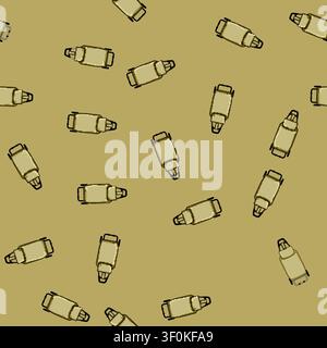 seamless pattern wheels trolley bag cartoon. carryon spinner, lightweight expandable, cabin zipper wheels trolley bag sign vector Stock Vector
