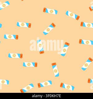 pattern screen sun cream cartoon. beauty skin, lotion summer screen sun cream sign. seamless vector illustration Stock Vector
