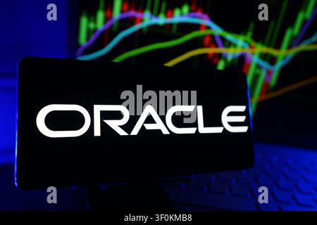 Oracle Software Company Providing Cloud Computing Database Enterprise Software and Business Technology Solutions Stock Photo