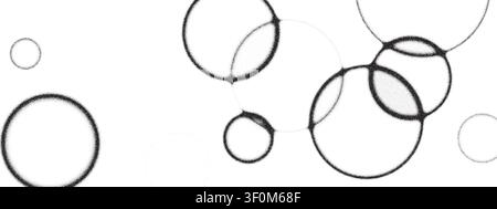 Grain circle noise with gradient texture spray and background abstract dot. Effect round grainy with circular grain paper and pattern stipple shape Stock Vector