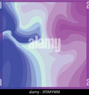 Abstract waves gradient background fluid modern design Stock Vector