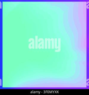 Abstract gradient color frame with soft square Stock Vector