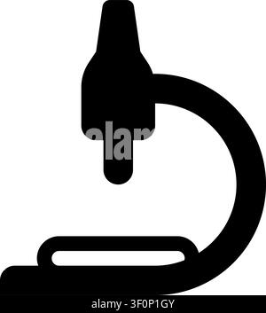 Microscope Icon, Science, Laboratory, Research, Medical, Biology Stock Vector