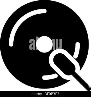 Gong Icon, Musical Instrument, Percussion, Sound, Music, Bell Stock Vector