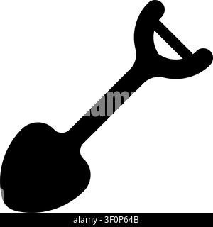 Shovel Icon, Tool, Digging, Garden, Construction, Spade Stock Vector