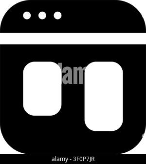 Kanban Board Icon, Project Management, Task, Workflow, Agile Stock Vector