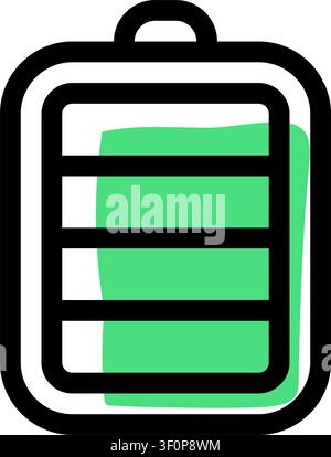 Battery Icon, Power, Energy, Electrical, Charge, Charging Stock Vector