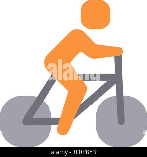 Bicycle Icon, Bike, Cycling, Transport, Transportation, Vehicle Stock Vector