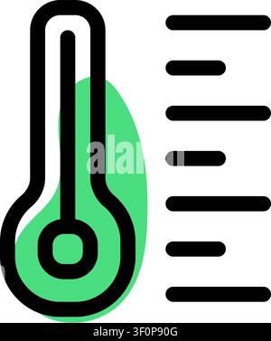 Thermometer Icon, Temperature, Weather, Medical, Clinical Stock Vector