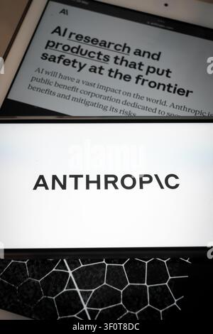 Mexico city, mexico, 05 29 2026, anthropic ai research developing safe advanced technology products Stock Photo