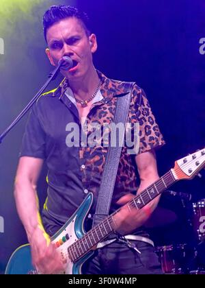 Scant Regard’s Will Crewdson performs live supporting Dave Formula and Noko at Manchester Academy 2, Manchester, 23 May 2026 Stock Photo