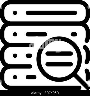Audit Log Icon, Security, Compliance, Record, Tracking Stock Vector