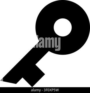 Key Icon, Security, Lock, Access, Password, Door, Metal, Vintage Stock Vector