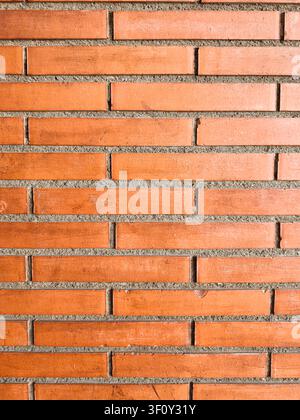 Orange Brick Wall Texture Background Stock Photo
