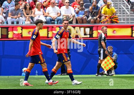 Fabian Ruiz Of Spain Celebrates With Pau Cubarsi Of Spain And Lamine fabian-ruiz-of-spain-celebrates-with-pau-cubarsi-of-spain-and-lamine