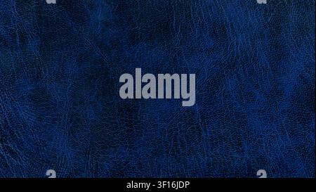blue leatherette faux leather texture useful as a background Stock Photo