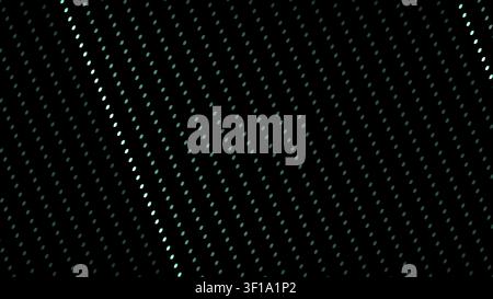 A pattern of small, spaced dots arranged diagonally on a dark background creates an abstract design. The dots have a subtle glow that adds depth and i Stock Photo