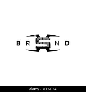 Simple Spider Initial S Letter Logo Design. Initial Letter S With Spider Legs Logo Design. Stock Vector