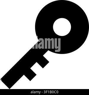 Door Key Icon, Lock, Security, Access, Entrance, Unlock, Home Stock Vector