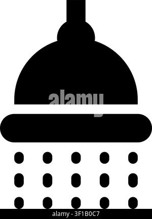 Bathroom Icon, Restroom, Toilet, Sink, Shower, Bath, Washroom Stock Vector