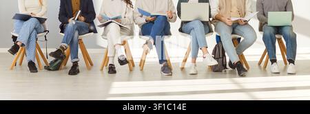 Business Team Working With Laptops In Office Row Stock Photo