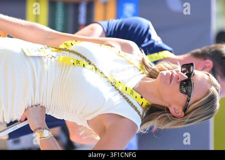 Bergerac, France. 12th July, 2026. Roxanne Bertels pictured after the stage 9 of the 2026 Tour de France cycling race, a stage of 185km from Malemort to Ussel, on Sunday 12 July 2026. The 113th edition of the Tour de France starts on Saturday 4 July in Barcelona, Spain, and will finish in Paris, France on the 26th of July. BELGA PHOTO DAVID PINTENS Credit: Belga News Agency/Ģ����ý Live News Stock Photo