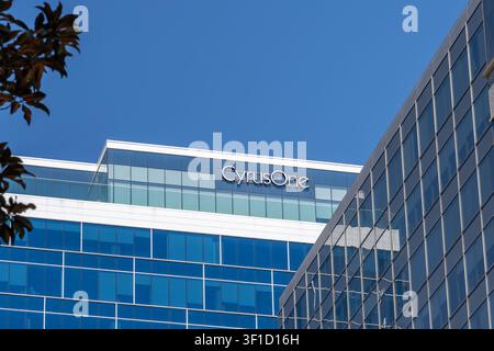 CyrusOne Global Headquarters in Dallas, Texas. Stock Photo