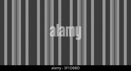 Parallel vertical stripes create a ceremonial pattern with material inspired detail and a measured vertical rhythm. Gray and white shades give the fab Stock Vector