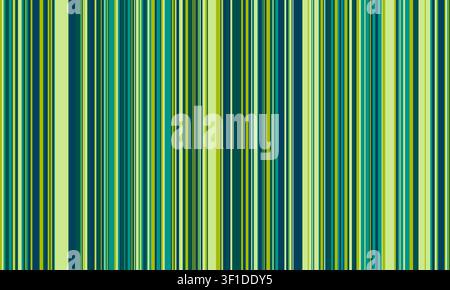 Vibrant vertical stripes in shades of green and yellow create a dynamic, modern pattern.  Perfect for backgrounds, website design, or textile prints. Stock Vector
