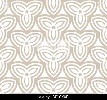 Organic Shamrock Geometric Laser Cut Pattern Stock Vector