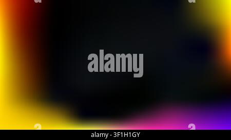 Warm sunlight glare with colorful rainbow reflections. Camera leak effect overlay for cinematic photography textures. Stock Vector