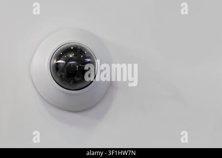 Collection of modern CCTV security cameras for smart video surveillance, property protection, access control and intelligent monitoring in residential Stock Photo