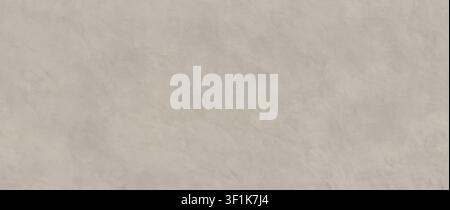 A warm grey plaster wall surface textured with gentle trowel marks and stucco details. Stock Photo