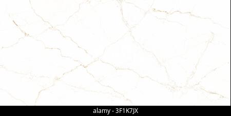 A clean white Calacatta Gold marble texture with delicate golden and light beige veining, perfect for high-end backgrounds. Stock Photo