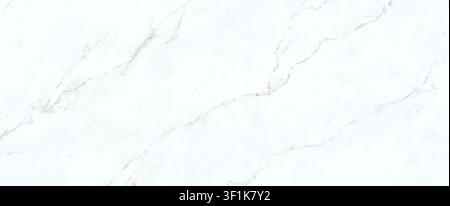 Classic white marble background with elegant gray veins running diagonally. Stock Photo