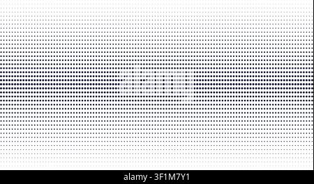 Abstract halftone dot gradient background with smoothly fading dots, creating a modern geometric texture ideal for technology, branding, presentations Stock Vector