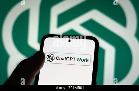 ChatGPT Work AI Agent by OpenAI Stock Photo