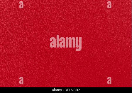 Red rough leather texture background macro close up view Stock Photo