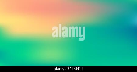 Green and yellow vector blurred background illustration. Vector abstract background. Abstract backdrop gradient for presentations, posters, websites. Stock Vector