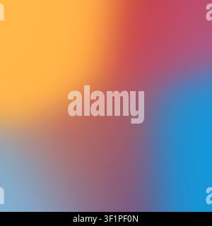 Warm colorful gradient background with soft blur and modern abstract tones Stock Photo