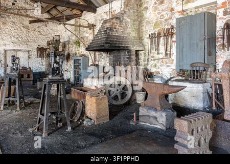 Big Pit National Coal Museum in Blaenavon (Blaenafon), South Wales, Uk, a former working coal mine now an educational coal mining museum Stock Photo