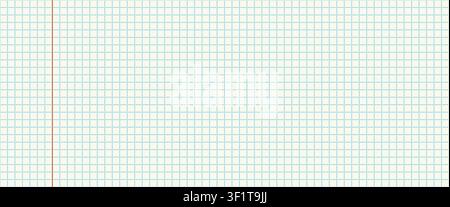 Dashed grid seamless pattern. Minimalist notebook paper planner dash cross page background for notes. Blueprint bg. Education abstract. Vector illustr Stock Vector