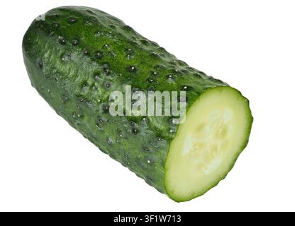 Cucumbers isolated on white background Stock Photo