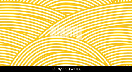 Noodles pattern of Asian ramen or Italian pasta Stock Vector