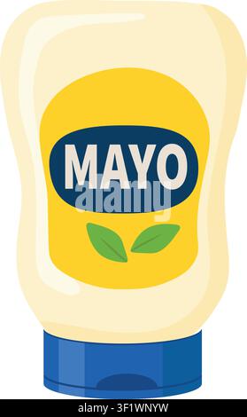 Mayonnaise Jar Illustration Stock Vector