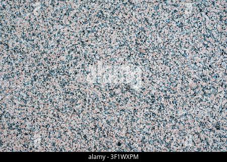 Polished Pink and Grey Granite Stone Texture Background Stock Photo