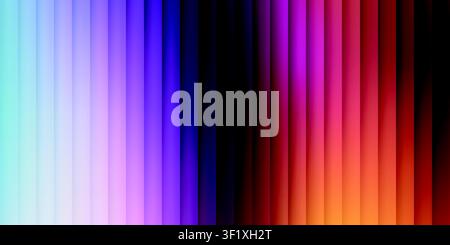 Abstract colorful vertical stripe background with smooth color gradient transition. Minimalist vector pattern for modern digital screens and banners Stock Vector