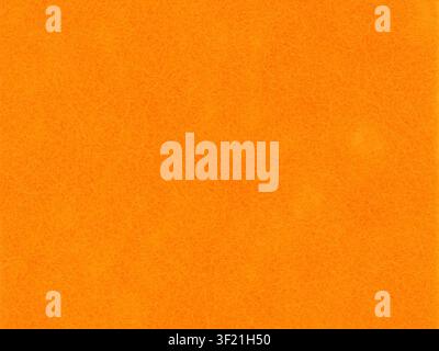 orange felt non woven fabric texture useful as a background Stock Photo